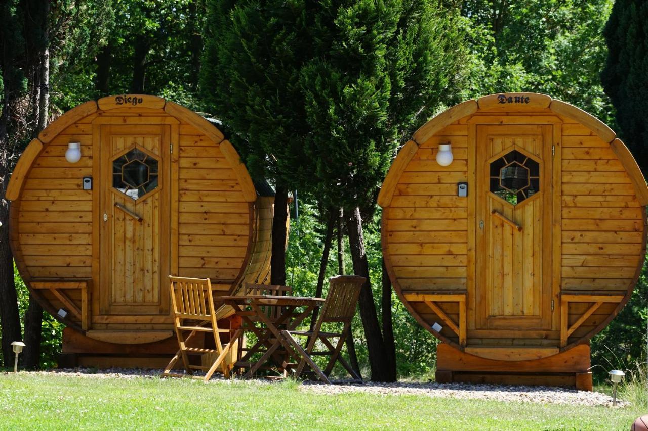 Barrel -schlafen Im Fass Campsite *